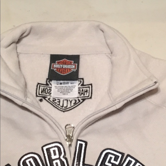 Harley Davidson Zip-Up Sweater Jacket - Picture 2 of 3